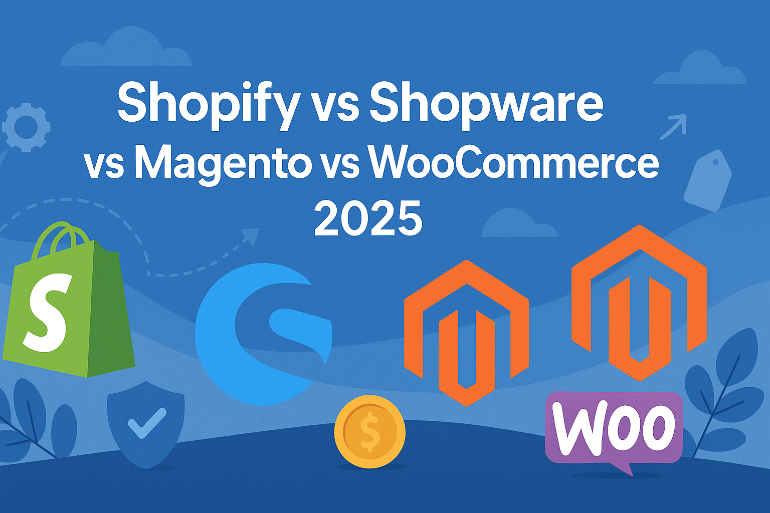 Shopware vs WooCommerce vs Magento vs Shopify: Der ultimative Vergleich